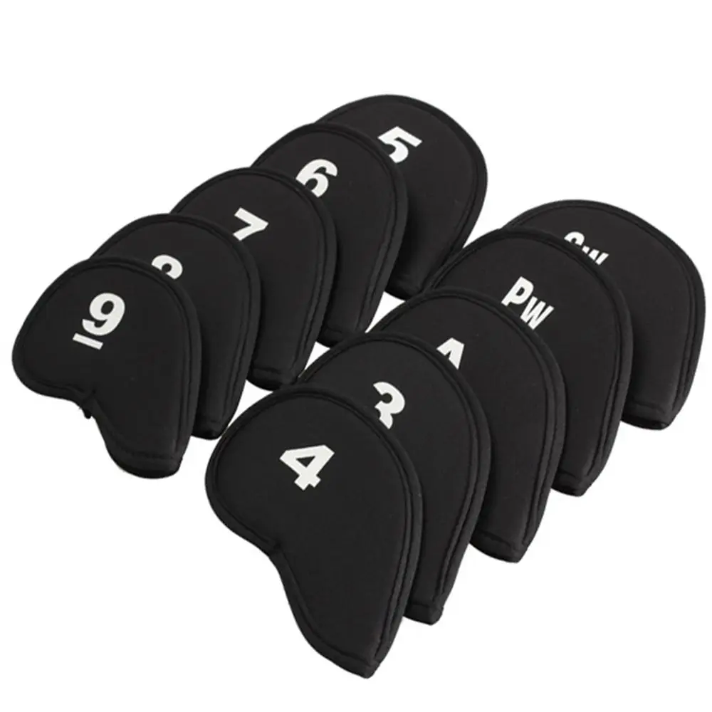 

10PCS Universal Putter Protector Golf Accessories Club Headcover Driver Mallet Golf Iron Head Cover Sleeve