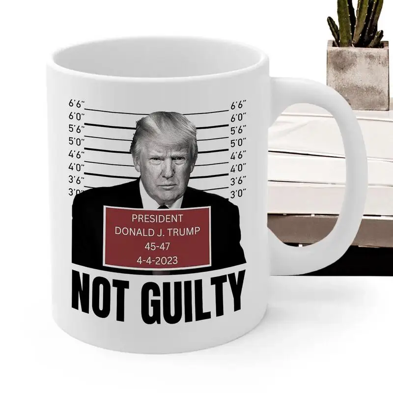 

2024 Trump Mug Ceramic Trump Mugshot Tea Cup Novelty Mugshot Support Trump Cup For Coffee Tea And Other Hot And Cold Drinks