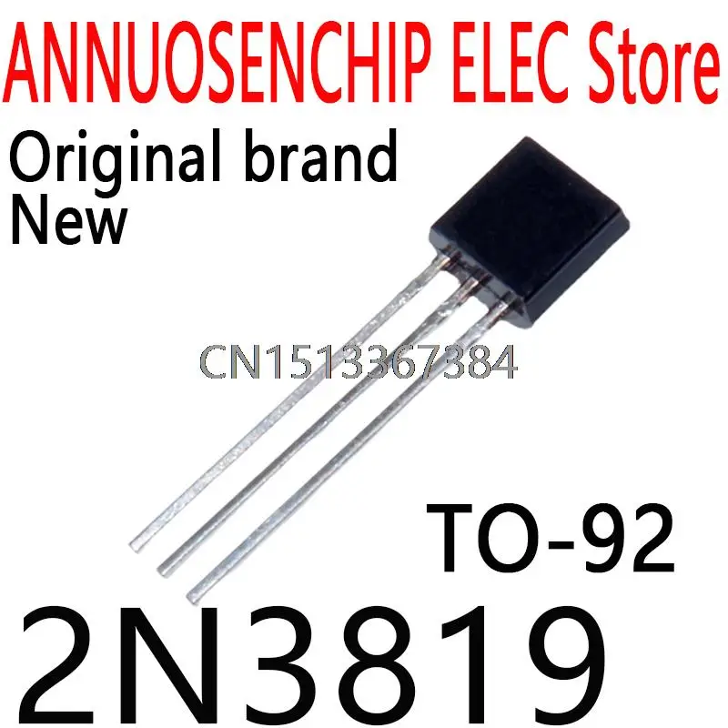 

100PCS New and Original 3819 TO-92 2N3819