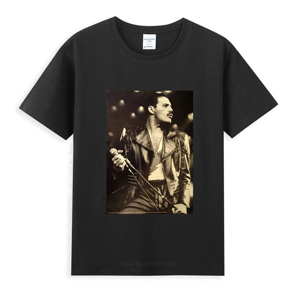 

Freddie Mercury Rock Licensed T-Shirt Comfortable Pure Cotton Popular Short Sleeve Tee Shirt Tops