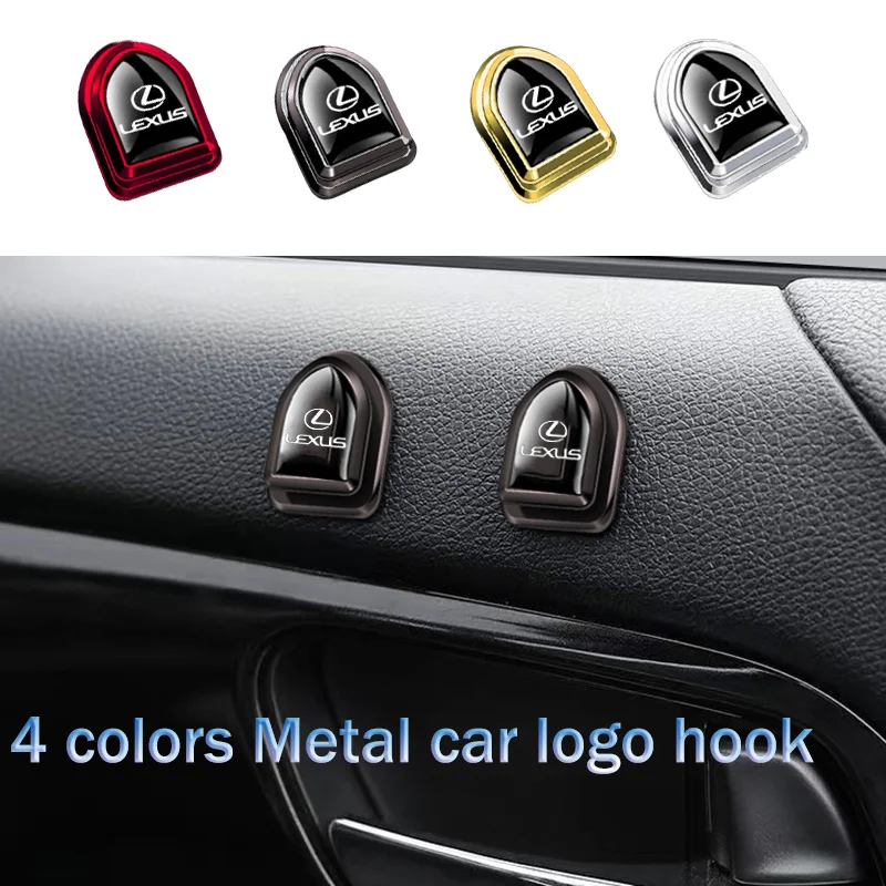 

Металлический автомобильный крючок-органайзер для наклеек, Вешалка-держатель для Lexus ES IS NX GX RX GS ES RX350 RX330 IS200 GX470 CT200H NX300H ES350 NX300