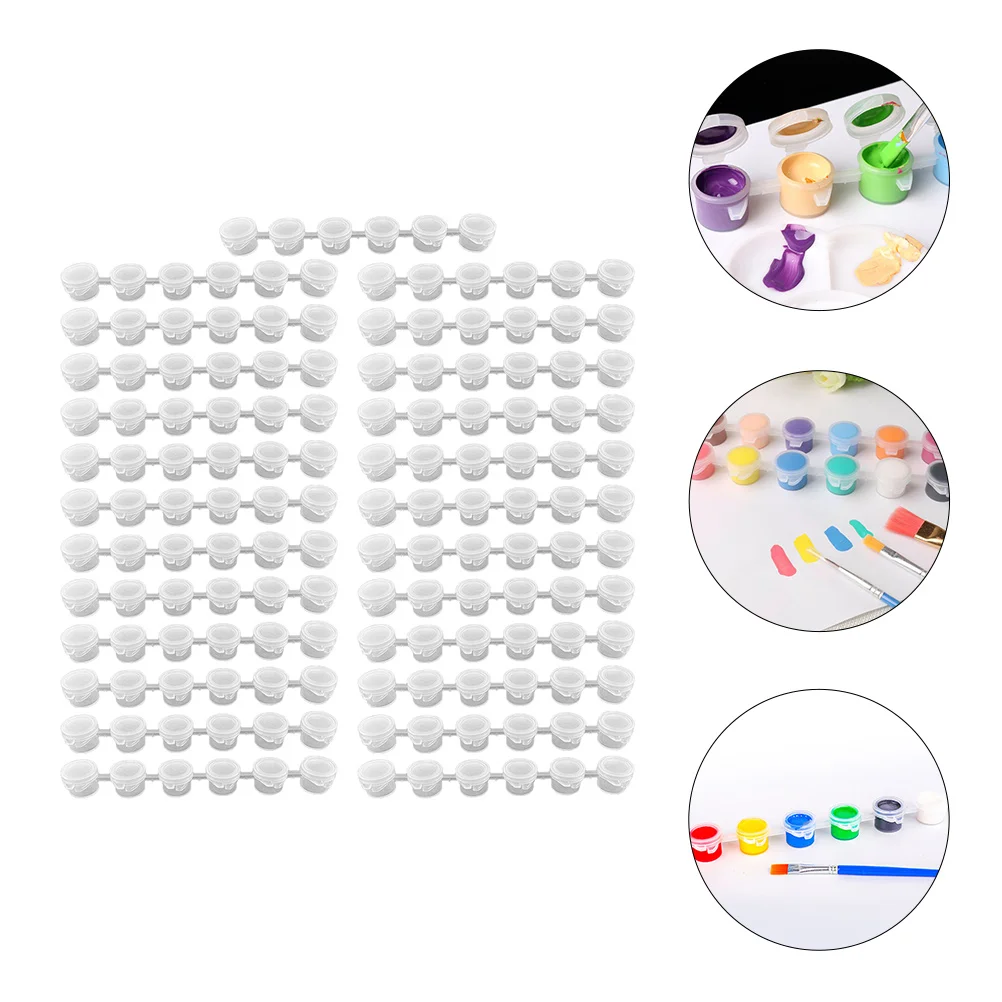 

25 Pcs Empty Box Pigment Container Watercolor Holder Mini Terrarium Small Case Cans