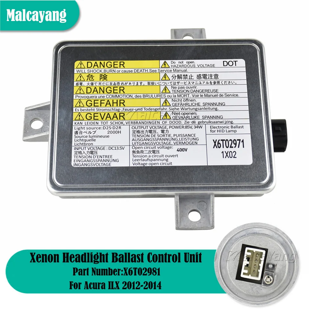 

For Honda Mazda 3 CX-5 Acura Mitsubishi Xenon HID Headlight Ballast Module X6T02981 X6T02971 W3T11371 W3T10471