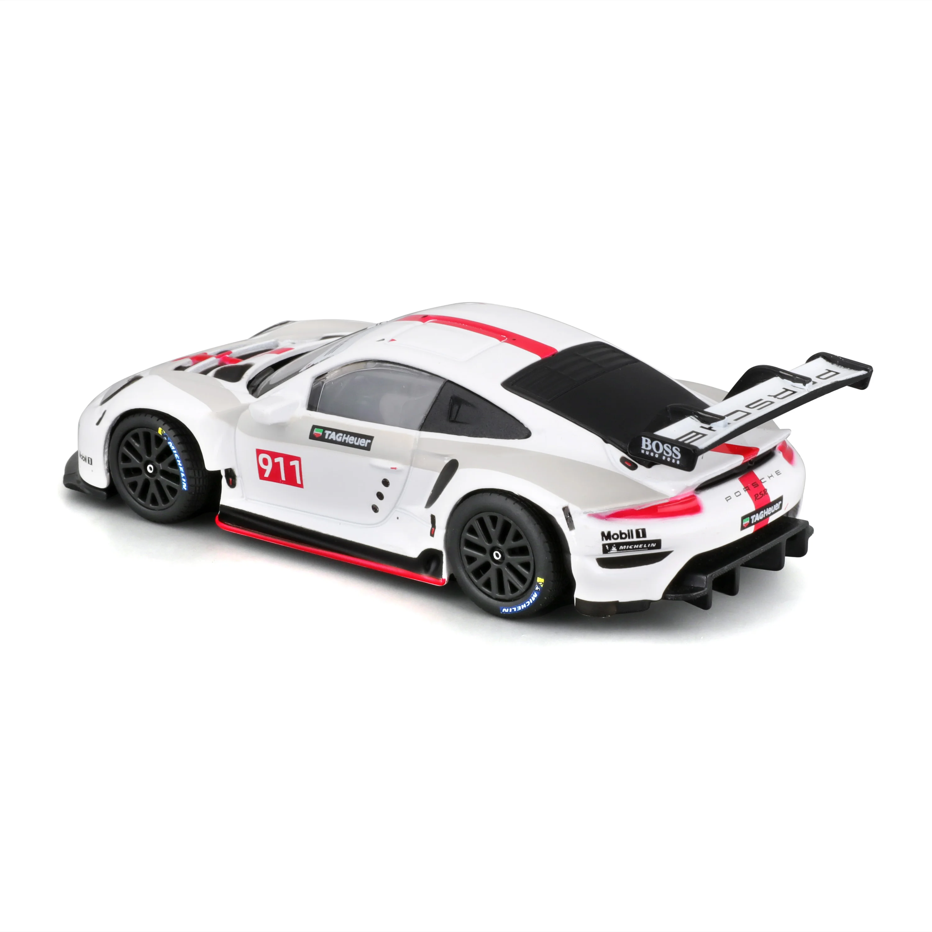 Bburago 1:43 Porsche 911 RSR статические литые автомобили Коллекционная модель гоночного