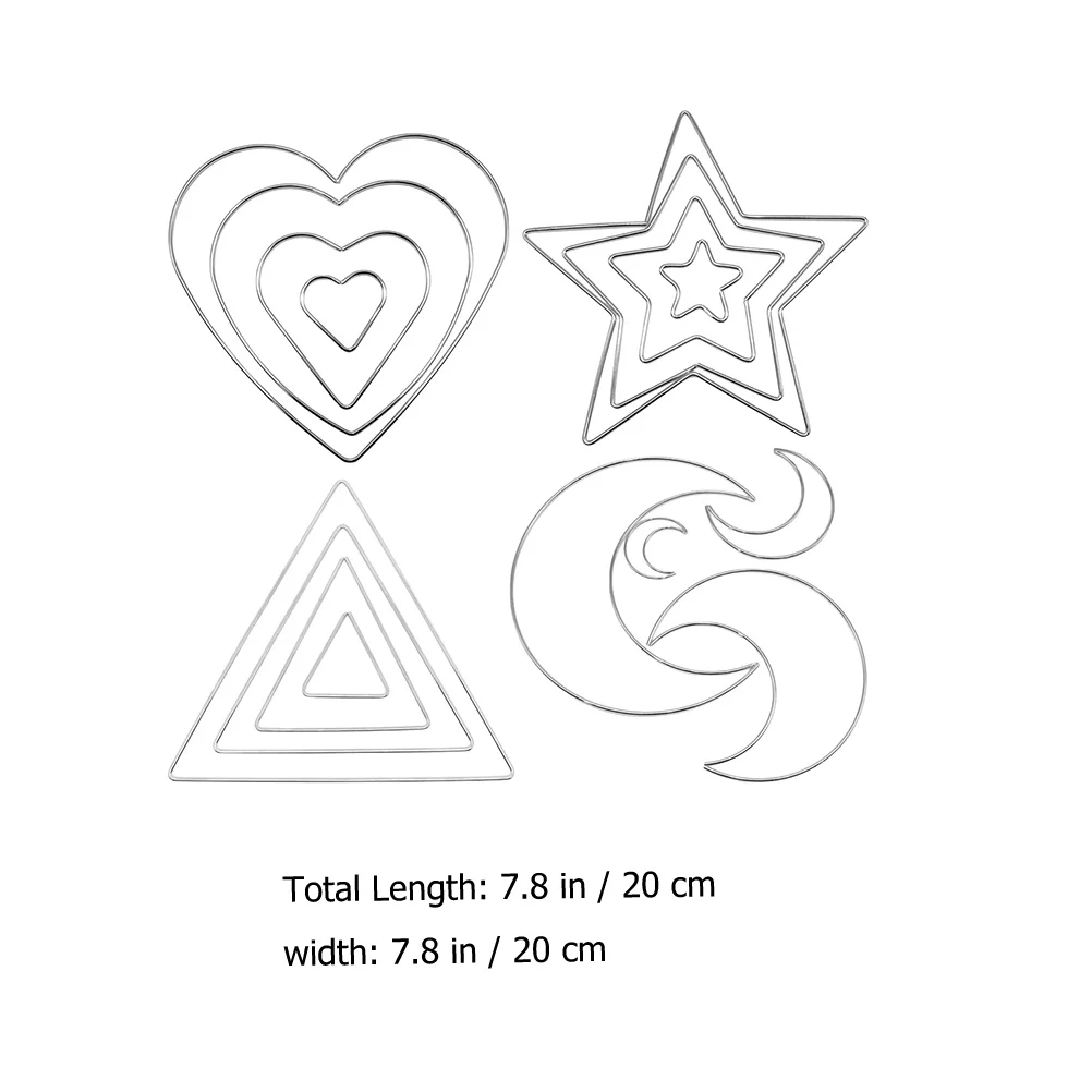 16 шт. металлические обручи Ловец снов венок принадлежности для самостоятельного