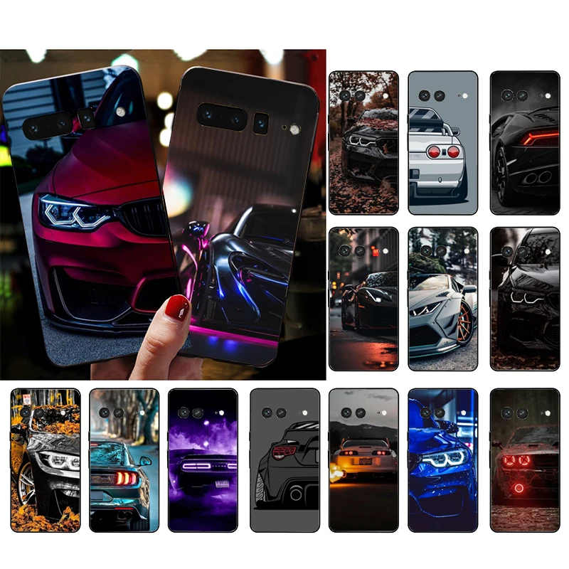 

Sport Car Light Phone Case for Google Pixel 7 Pro 7 6A 6 Pro 5A 4A 3A Pixel 4 XL Pixel 5 6 4 3 XL 3A XL 2 XL Funda