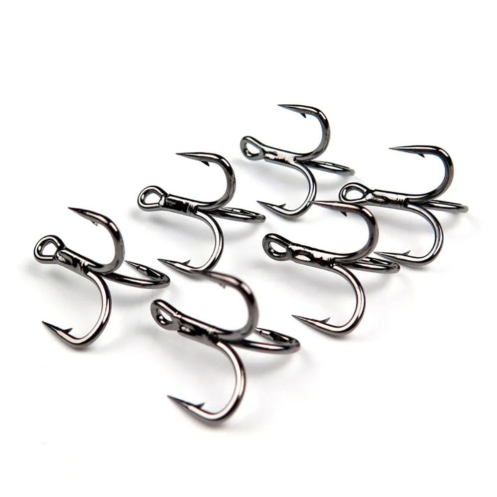 

20pcs Super Sharp fishing Anchor Hook Ultra Strong High Carbon Stainless Steel Treble Hooks