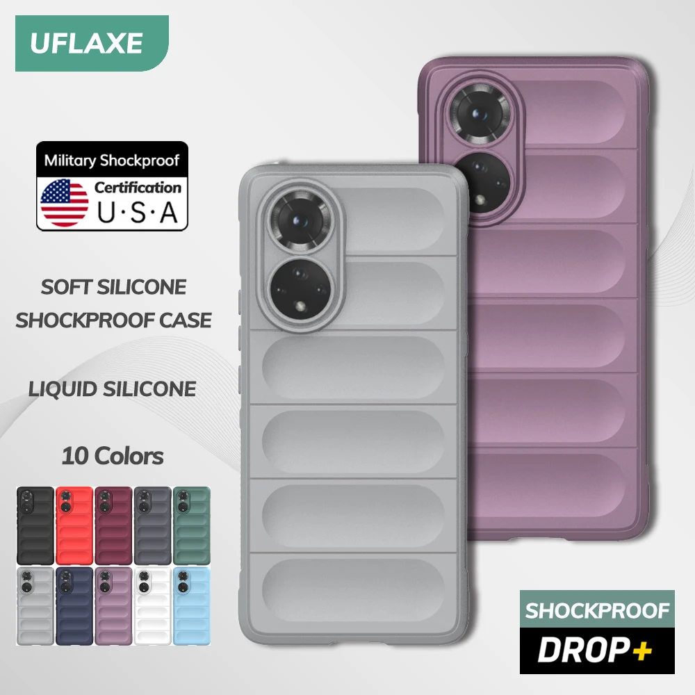 UFLAXE Original Soft Silicone Case for Honor 50 / 50 Pro / Honor 50 SE / Honor 50 Lite Shockproof anti-slip Back Cover Casing