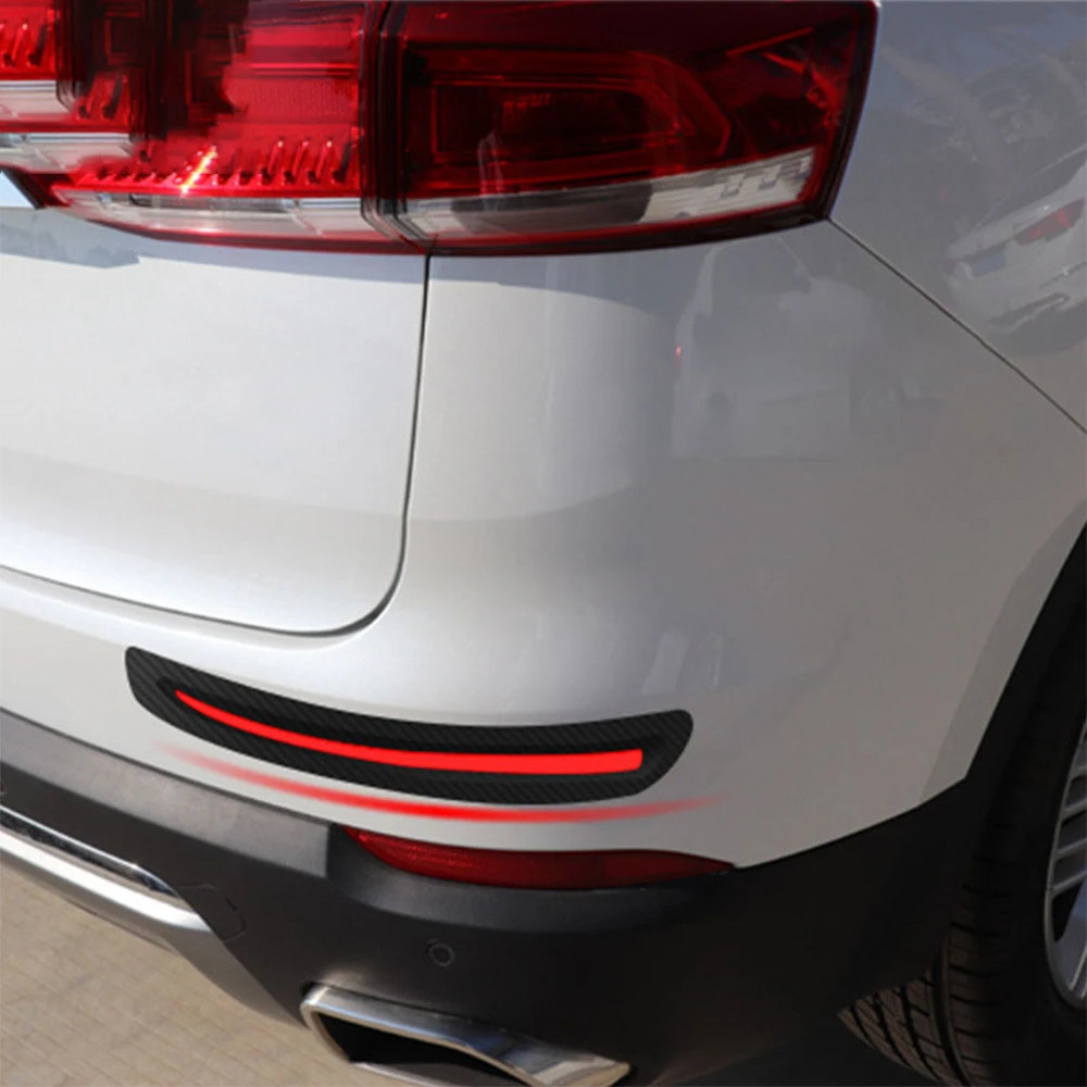 

2 Pcs Car Bumper Corner Protector Guard Cover Anti Scratch Rubber Sticker Decal Auto Exterior Accessories