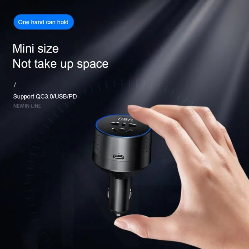 

Inverter Car Charger 12v 220v 110V PD Type-C QC3.0 USB Socket Car Charging Adapter 24V Auto Power Converter conversor 12v a 220v