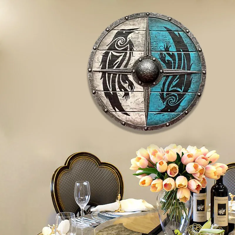 30 см деревянная настенная подвеска Eivor Valhalla Ворон деревянное украшение винтажные