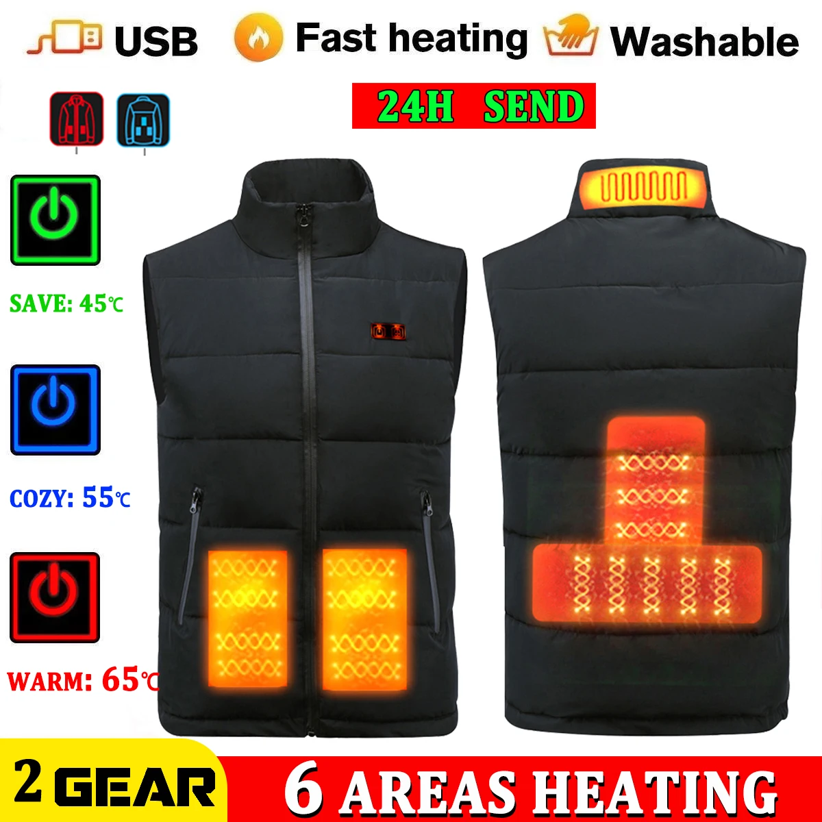 

Куртка с подогревом зимняя теплая одежда мужской жилет с USB подогревом куртка с электрическим подогревом Треккинговая теплая грелка для же...