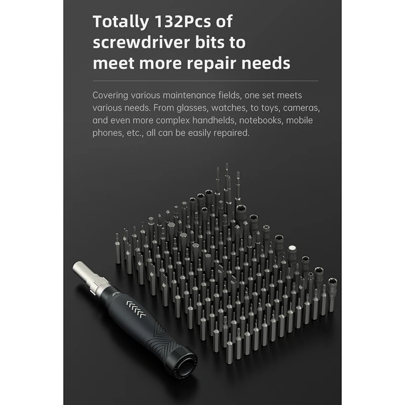 JAKEMY 145 в 1 Набор прецизионных магнитных отверток с шестигранным крестообразным