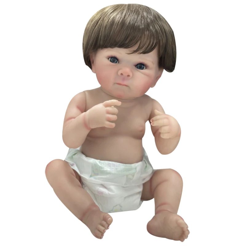 Виниловая кукла-реборн ручной работы 48 см