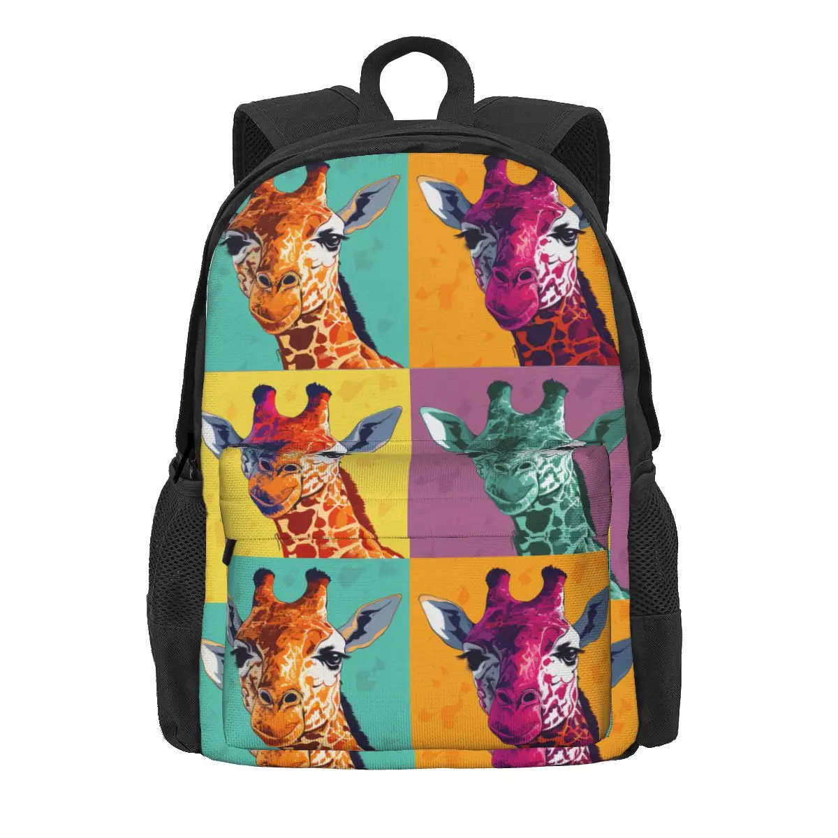 

Рюкзак с изображением жирафа Pop Art Memes Style Новые рюкзаки, женские большие школьные сумки для кемпинга, высококачественный рюкзак