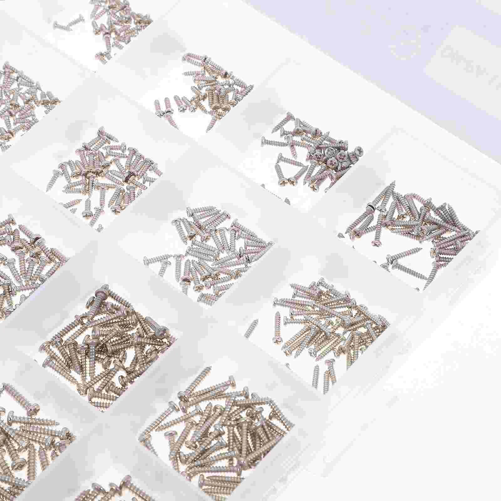 Набор винтов Ассортимент гвоздей и Маленькая саморезная нержавеющая сталь для