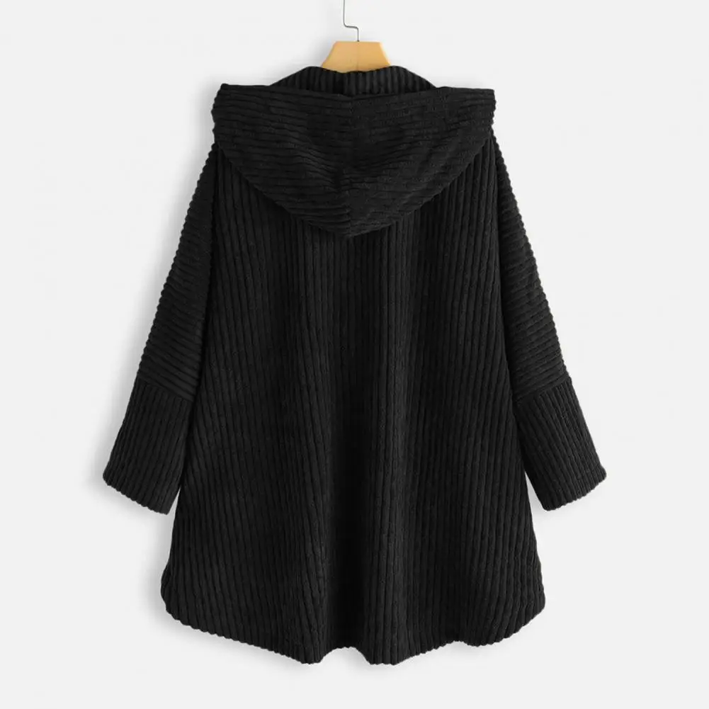 

Pretty Winter Coat Single-breasted Outwear Plus Size Irregular Hem Women Coat Jacket Winter Jacket
