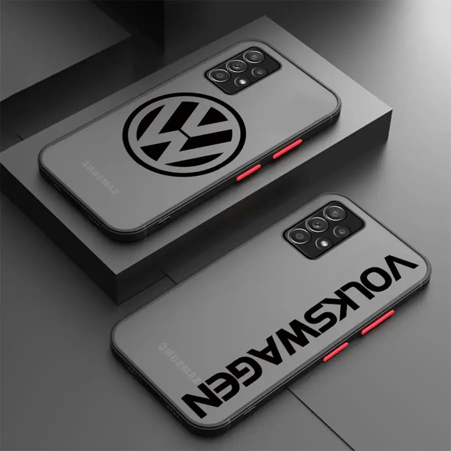 Чехол для телефона V-Volksw-agen с креативным дизайном Samsung Galaxy A21s A23 A33 A34 A22 4G A24 A25 A32 A35 A73