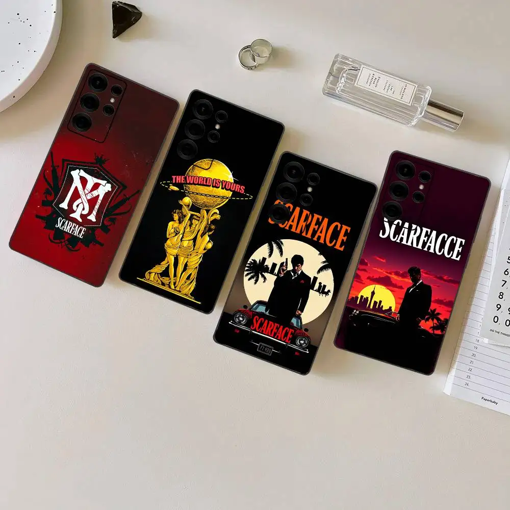 Фото Классический чехол для телефона Tonny Montanas Scarface для Samsung S 24 fe 25 Ultra plus 20 lite 21 30 22 23 24 22 Ultra 5G Fundas №1