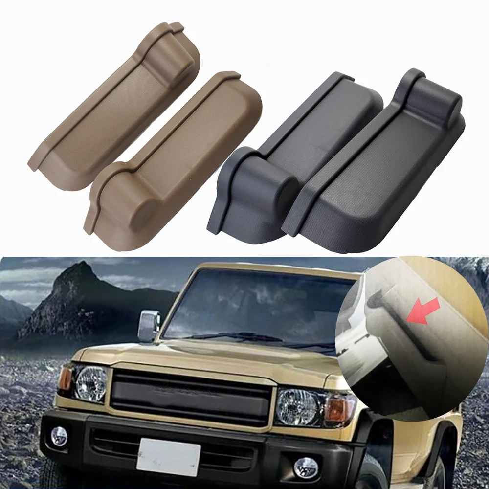 2Pcs Door Armrest Cup Holder Organizer Box Cup Holder Armrest For Toyota Land Cruiser 70 Series All Models LC76 LC79 Accessories