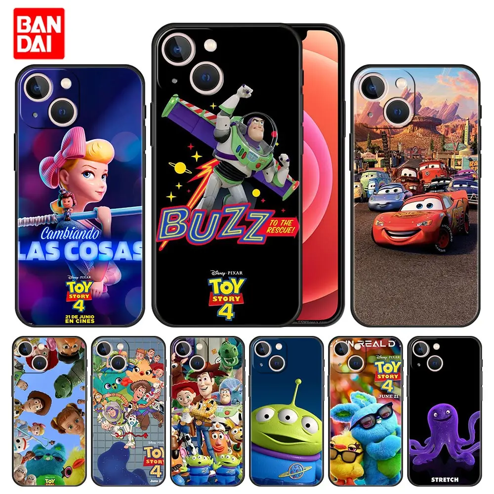 

Cover Case for iPhone 11 12 13 Pro Max SE 2020 11pro 12pro 13pro Mini Soft Capa Armor Funda Disney Cartoon Toy Story Aliens