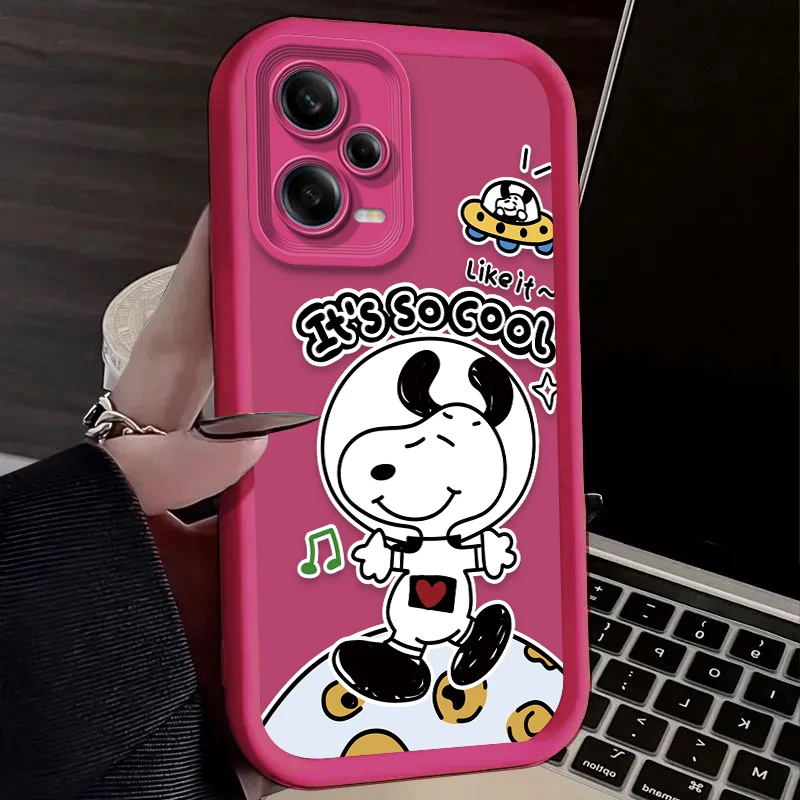 Силиконовый противоударный чехол S-Snoopys для Xiaomi Redmi Note 13 12 11 Pro Plus 4G 5G 12S 11S 10S 10 9 9S 8 12C
