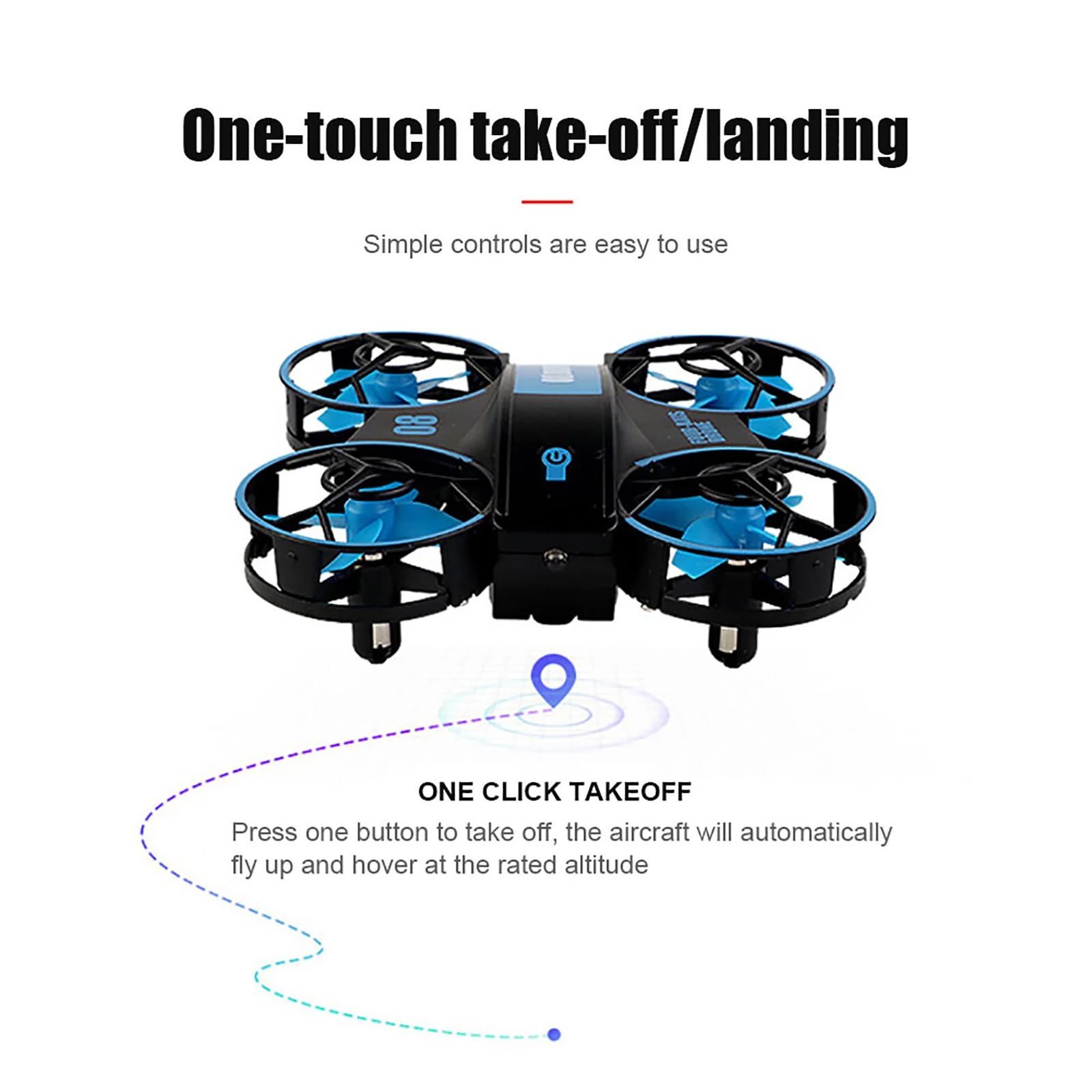 

JJRC RH821 откидной мини-Дрон с дистанционным управлением удержание высоты Квадрокоптер игрушки с батареей подсветки