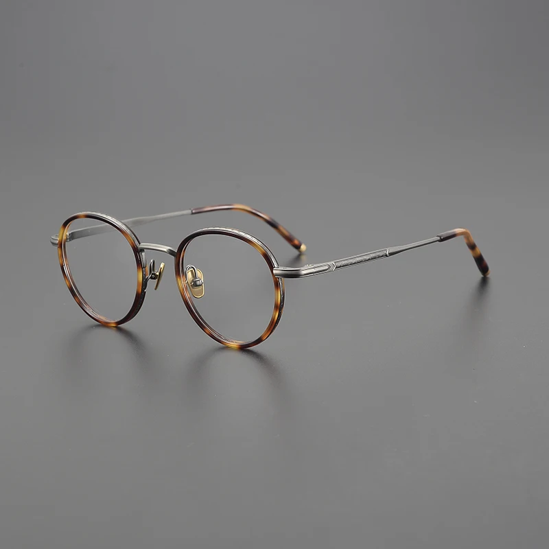 Оправа для очков Мужская с круглой оправой литературные оптические Рецептурные