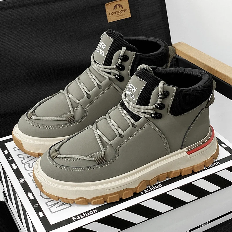 Мужские водонепроницаемые ботильоны на шнуровке Chukka повседневные деловые