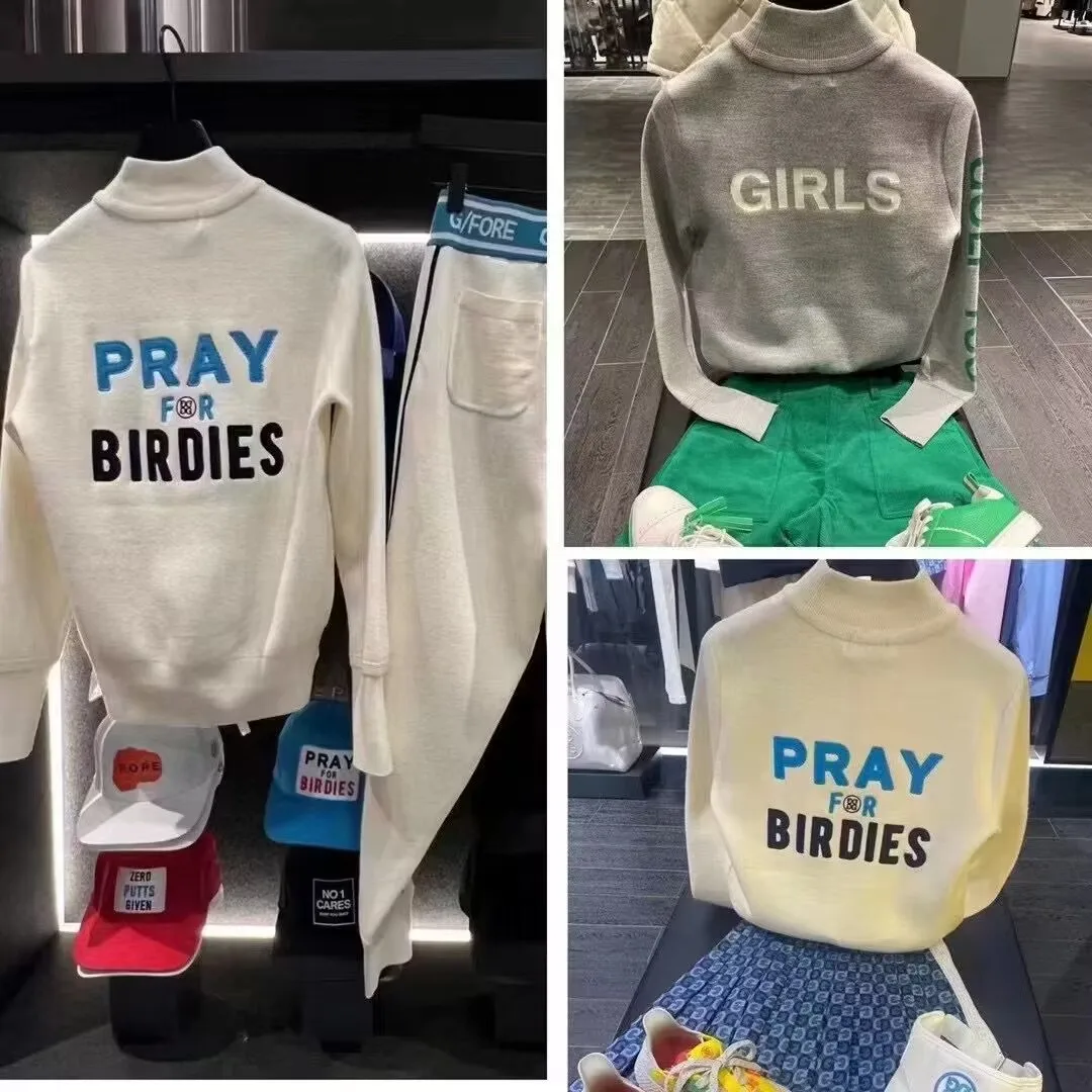 

G4 Golf Knitwear for men and women for autumn new casual thermal sweater top Golf fashion long sleeve sweater