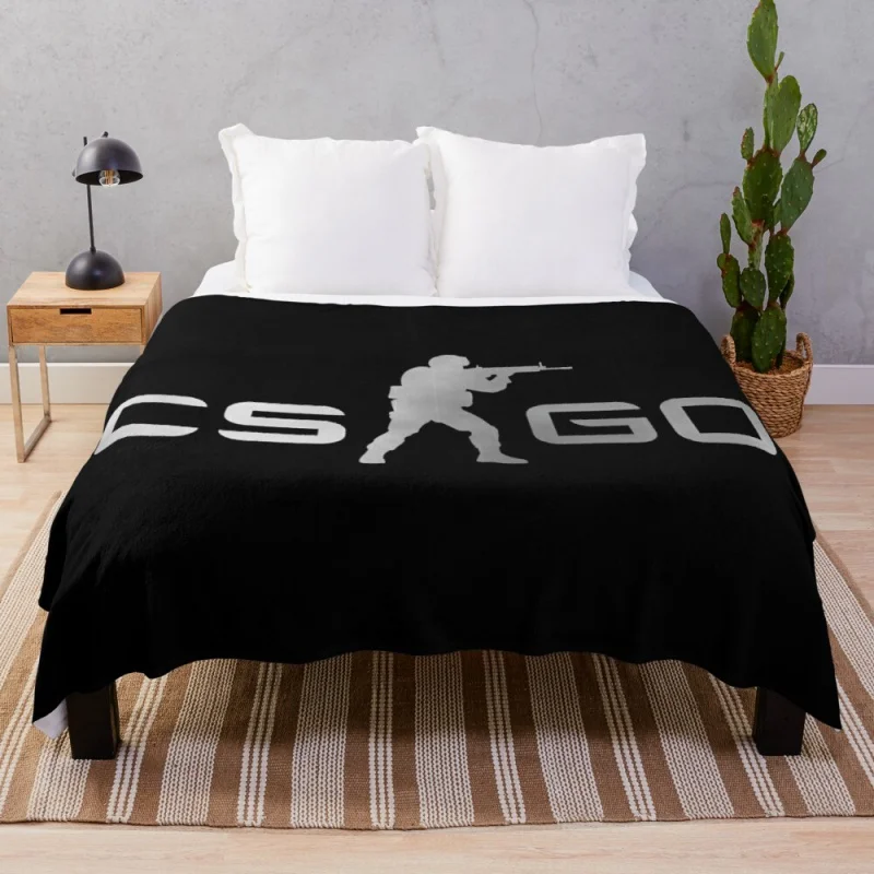 

Cs Go Its Face And Back Are Turned Chenille Fluffy Blanket Target Plaid Decorative Bed Throw Blanket 5 sizes/200x180cm