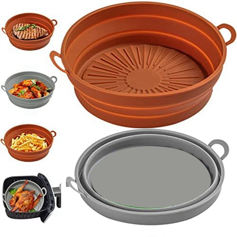 

2 упаковки, 8,5 дюйма, подкладки для фритюрницы, многоразовая корзина для фритюрницы, подходит для фритюрницы объемом 5 шт. или больше