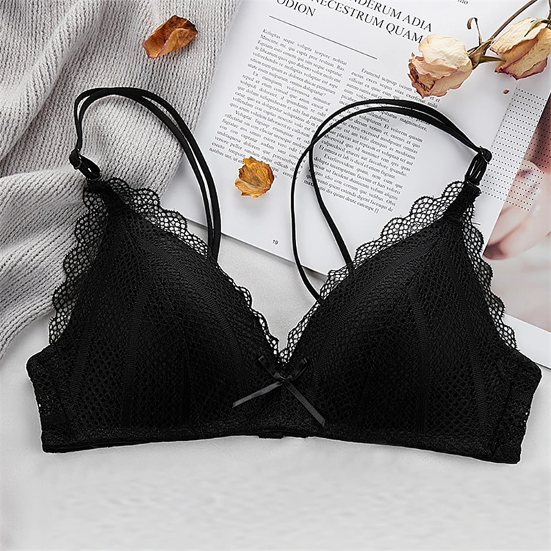 Sexy Lace Bra Women Breathable Seamless Brassiere Underwear Push Up Bralette Wireless Bra New Ropa Interior Femenina Bralette