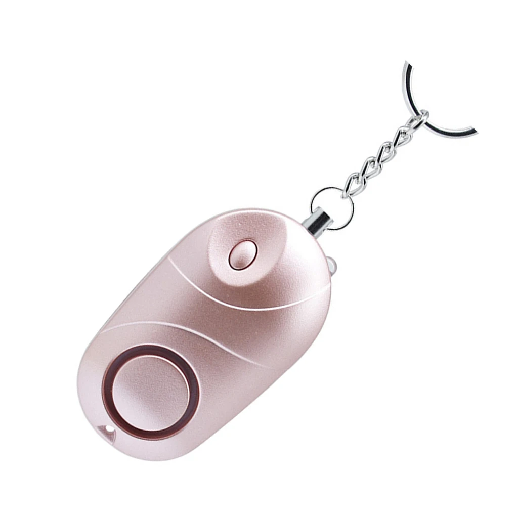 

Anti-wolf Alarm LED Light 130dB Girl Child Women Alertor Waterproof Battery Powered Safety Loud Announciator Keychain