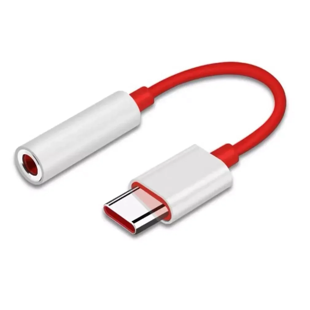 

OnePlus 6T 8T 7 Pro usb Type C To 3.5mm Earphone Jack Adapter Aux Audio For OnePlus 8/8 Pro Nord usb-c converter cable