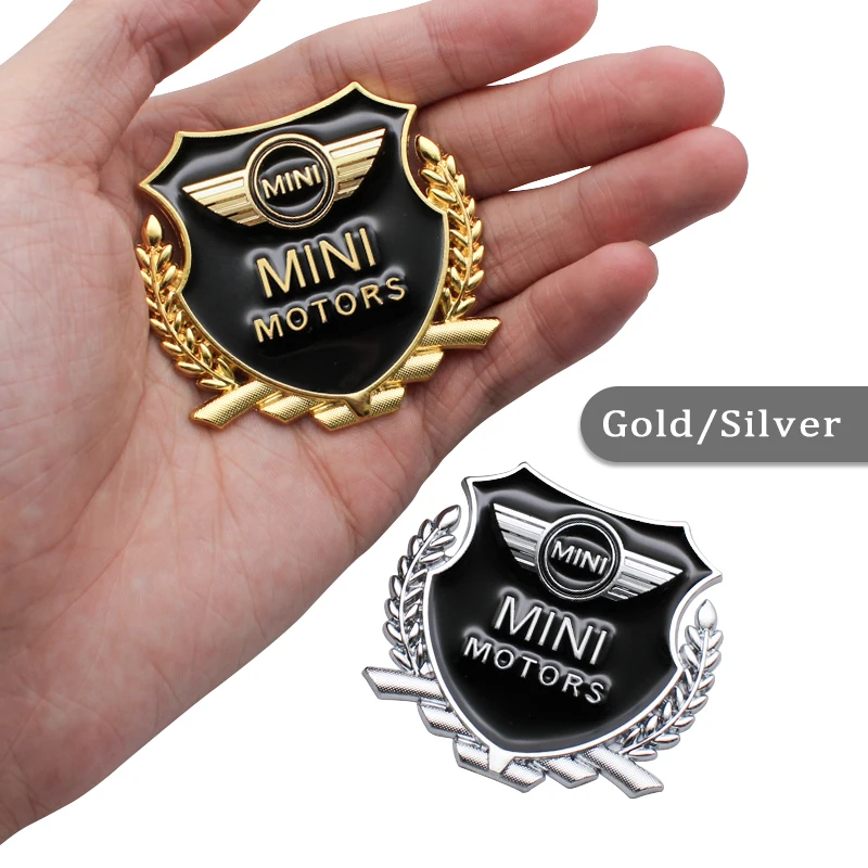 

1/2PCS 3D Metal Car Styling Stickers Emblem Badge Decal For MINI Cooper Countryman R55 R56 F55 F56 R57 R58 R59 R60 Accessories