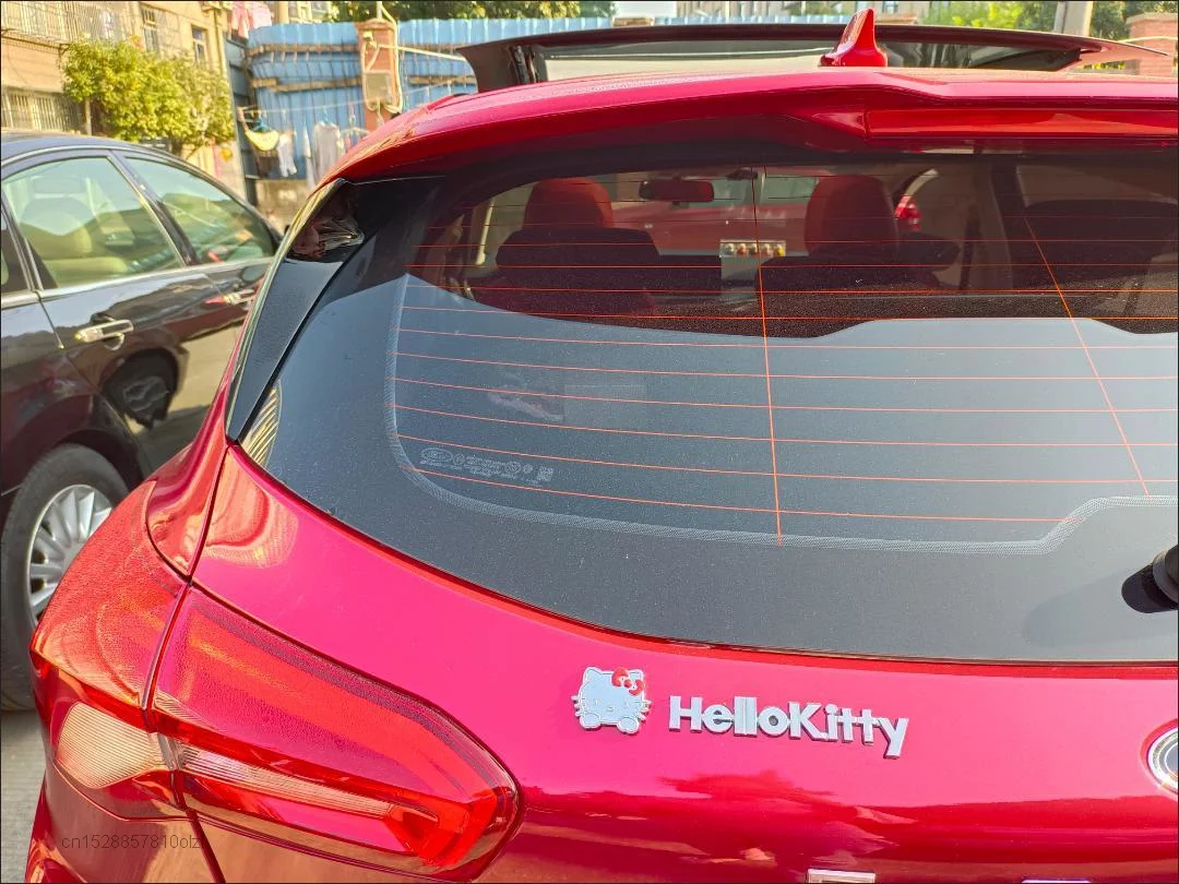 Металлические наклейки на автомобиль Sanrio Hello Kitty 3D