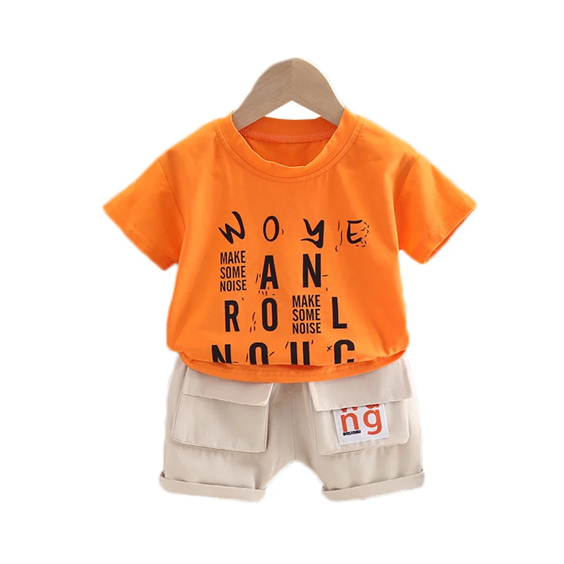 

New Summer Baby Clothes Suit Children Boys Girls Casual T-Shirt Shorts 2Pcs/Sets Toddler Fashion Sports Costume Kids Sportswear