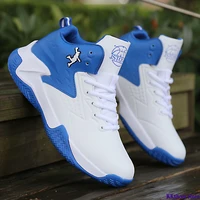basketball shoes 2022 men high top sneakers men outdoor non slip athletic comfortable platform leather damping sport shoes