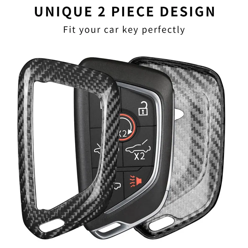 Чехол для ключа из углеродного волокна Chevrolet Chevy Corvette C8 Stingray Z06 Z51 Coupe 2024 аксессуары
