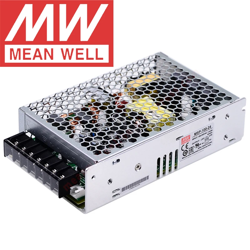 Média Bem Msp Série Msp1005 12 24 36 48 Meanwell 100w Única Saída tipo Médico Pfc Função de Comutação Fonte de Alimentação