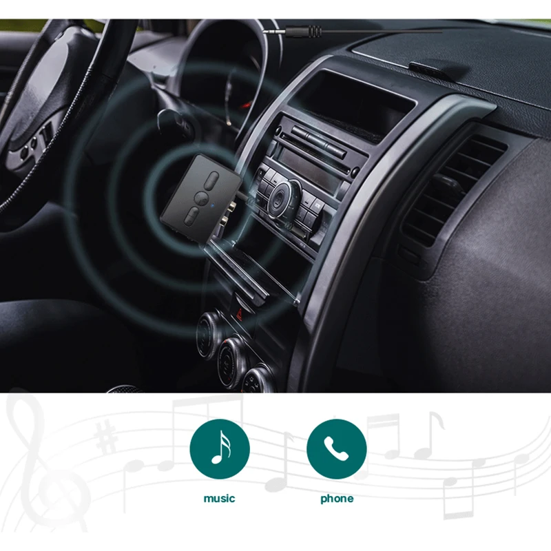 Bluetooth 5.0 Audio Receiver Transmitter RCA 3.5mm AUX Jack Music 400mah Stereo Wireless Adapter Handsfree Call For Car PC TV |