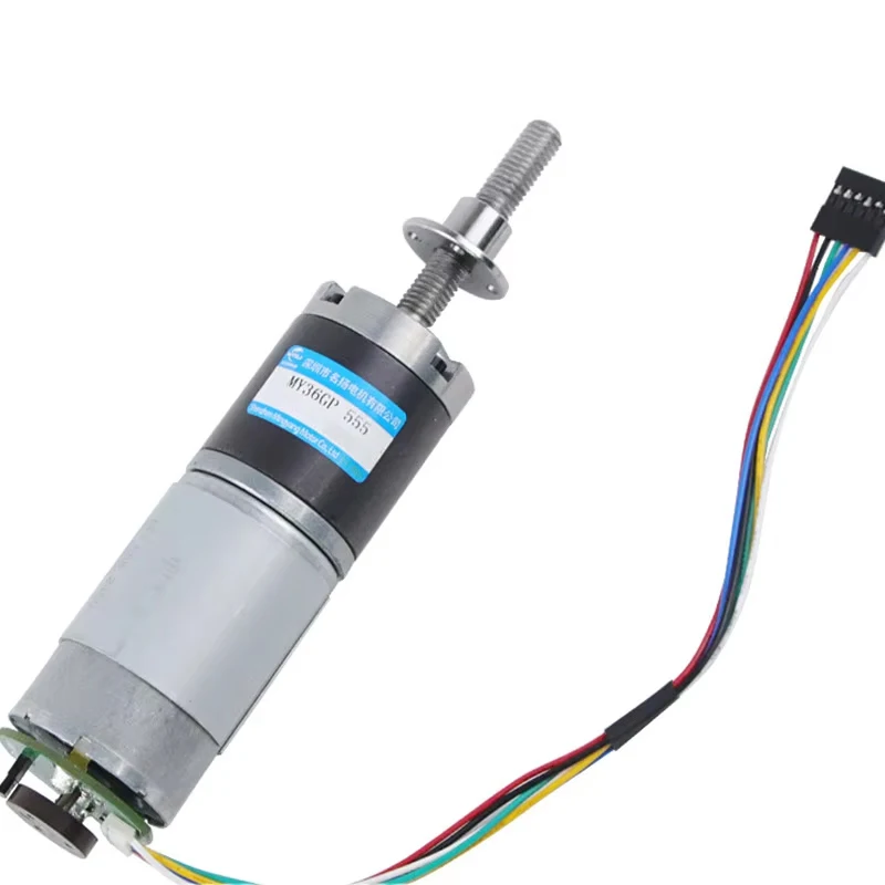 Планетарный редукторный двигатель постоянного тока 12 В 24 с кодировщиком