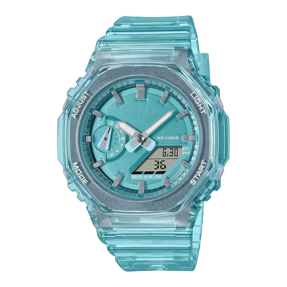 

New Color Multifunctional 2100 LED Dual Display Men's Casual Sports Electronic Digital Ladies Couple Watch