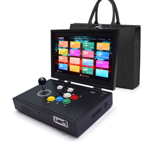 2024 Pandora Box S812L 23000 в 1 аркадная консоль с 14-дюймовым ЖК-экраном, Ретро игровой автомат, 8-кнопочный дизайн печатной платы