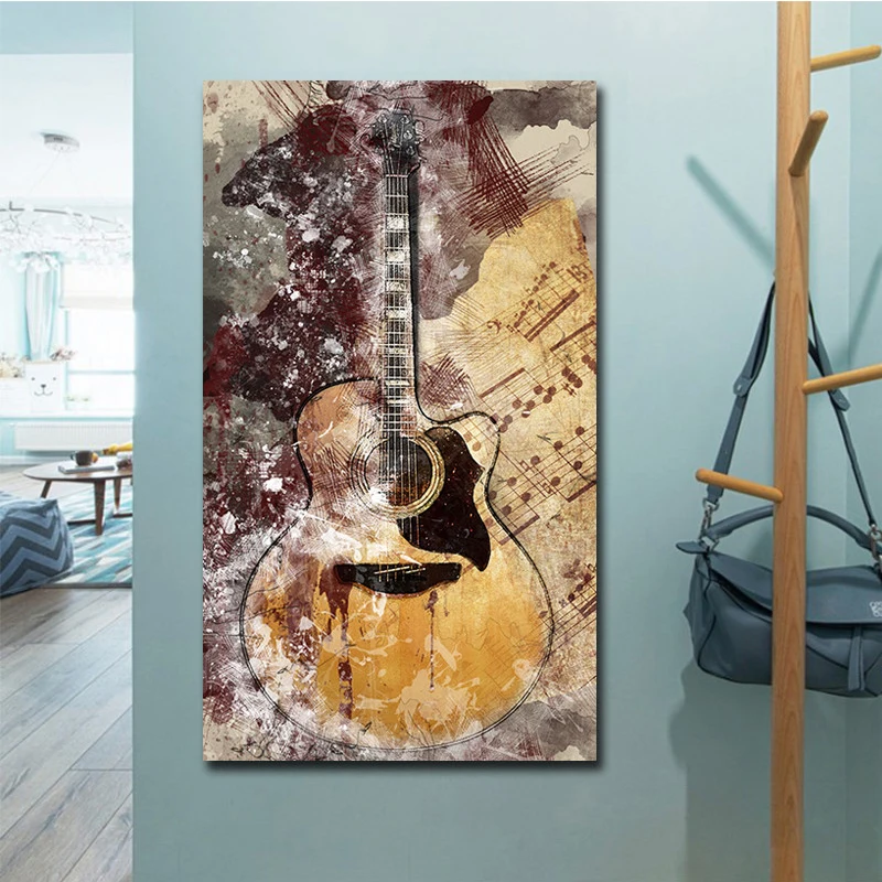 

Алмазная 5d картина «сделай сам» с изображением гитары, мозаика, вышивка крестиком, алмазная картина, алмазная вышивка, музыка, подарок для л...