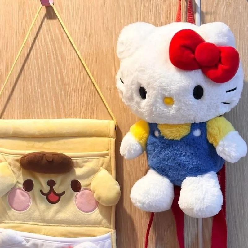 Kawaii Sanrio Hello Kittle Kuromi подушка плюшевая игрушка плюшевый рюкзак кукла подарок для