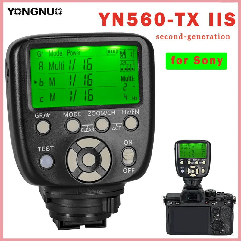 Yongnuo YN560-TX IIS Second-generation Wireless Flash Trigger Controller Trasmitter for Sony Camera for Yongnuo 560III 560IV