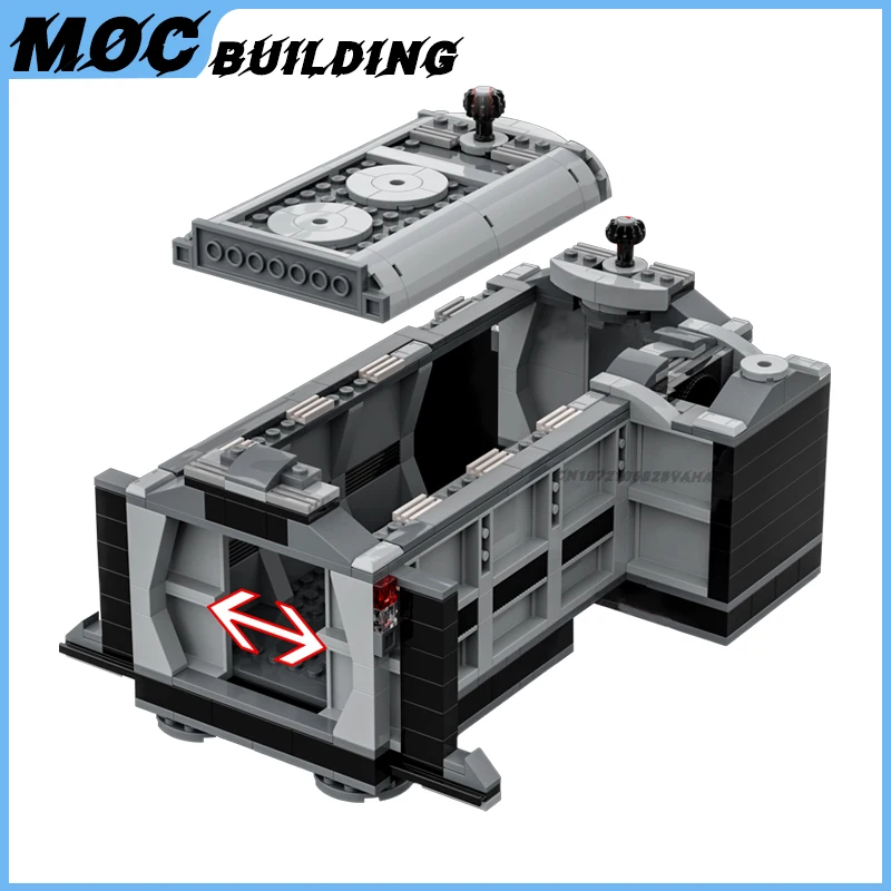 MOC космический фильм серии солдат боевая сцена модель строительные блоки DIY