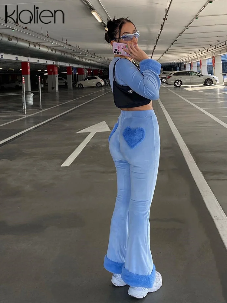 

KLALIEN модный элегантный офисный Женский комплект из двух предметов, Осенний простой однотонный тонкий пиджак на молнии и брюки, подходящий к...